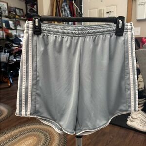 adidas Women's Light Gray Athletic Shorts